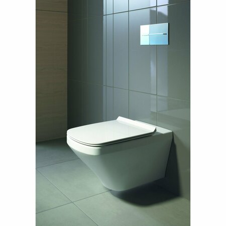 Duravit Seat & Cover Durastyle Hinges Sst, w/Softclose, Elong. White 0060590000